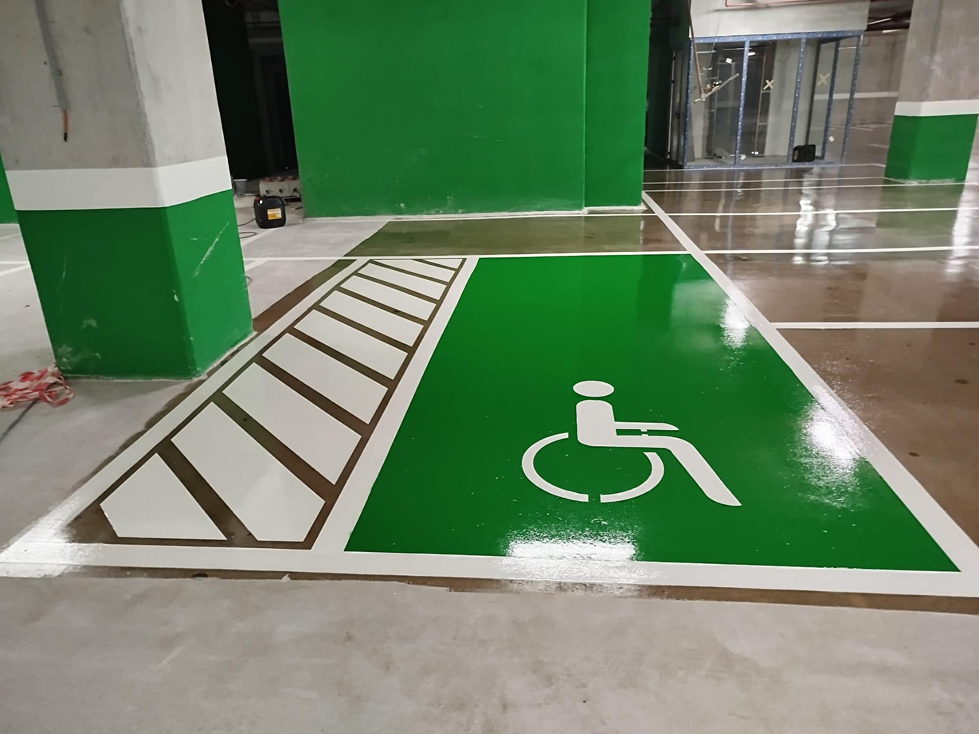 Yaya ve trafik yön çizgisi uygulaması